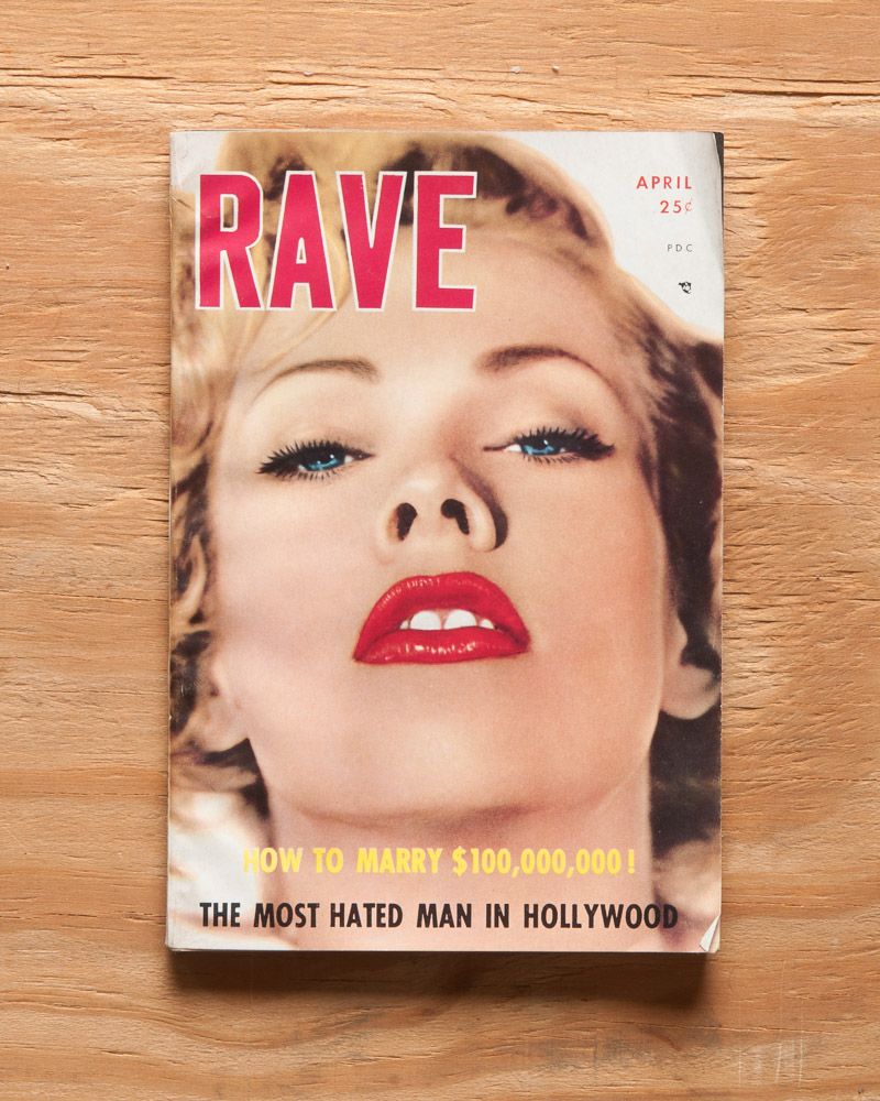 First issue of Rave Magazine with Maila Nurmi on the cover